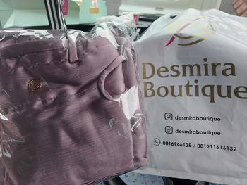 Product Review of SAVIN BY DESMIRA -[ FREE SAJADAH ] MUKENA ELZYA CRADENZA SILK PREMIUM 2in1 Polos Cantik Dewasa Traveling from i**b 0
