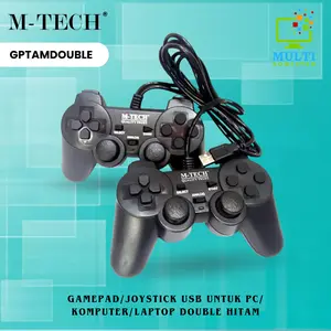 Gamepad Double Mtech/Joystick/Gamepad Double Hitam M-Tech/Pc Laptop
