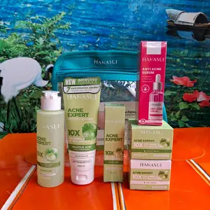 Kemasan Terbaru Paket Hanasui Acne Expert Series + Serum hanasui Acne Berjerawat
