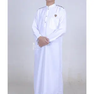 Jubah Gamis Pria Premium – Lengan Panjang, Desain Kekinian & Elegan | Bahan Adem Berkualitas