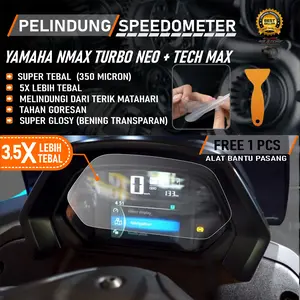 (SUPER TEBAL) ANTIGORES SPEEDOMETER NEW YAMAHA NMAX TURBO NEO-TECH MAX STIKER PELINDUNG SPEEDOMETER