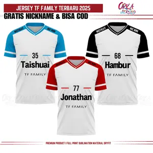 Jersey Terbaru TF FAMILY SUMMER GAMES Full Printing Gratis Pasang Nama dan Nomor Punggung Tersedia Anak dan Dewasa