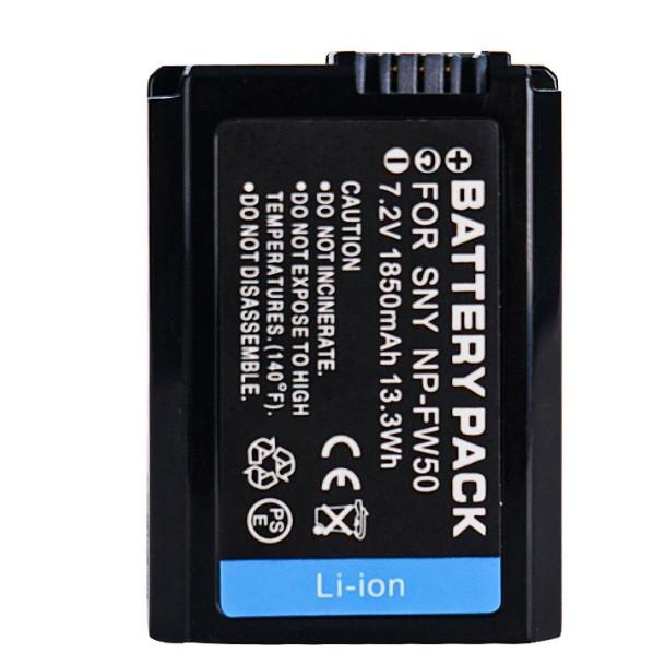 Pin sạc máy ảnh cho Sony NP-FW50 1850mAh tương thích a6400 a6300 a6000 a5100…