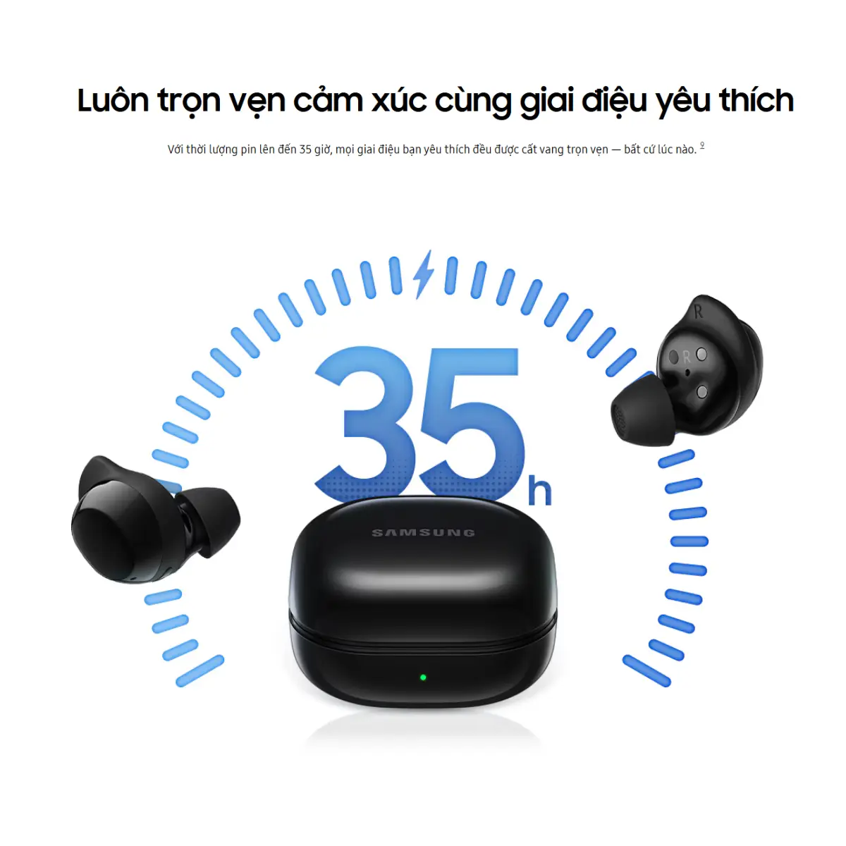 Tai nghe bluetooth Samsung Galaxy Buds Core - 3 Micro Chống Ồn - Hàng Chính Hãng | BigBuy360 - bigbuy360.vn