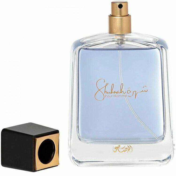 Rasasi Shuhrah Pour Homme EDP 90 ML Parfum Pria Wanginya Tahan Lama dengan Nota Rose, Sandalwood, & Oudh Aroma Segar dan Masculin Rasasi Shuhrah Pour Homme EDP 90 ML Parfum Pria Wanginya Tahan Lama dengan Nota Rose, Sandalwood, & Oudh Aroma Segar dan Masculin