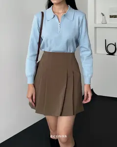 ECINOS - Salt Pleated Skort 2.0 | Bawahan Wanita | Rok Celana