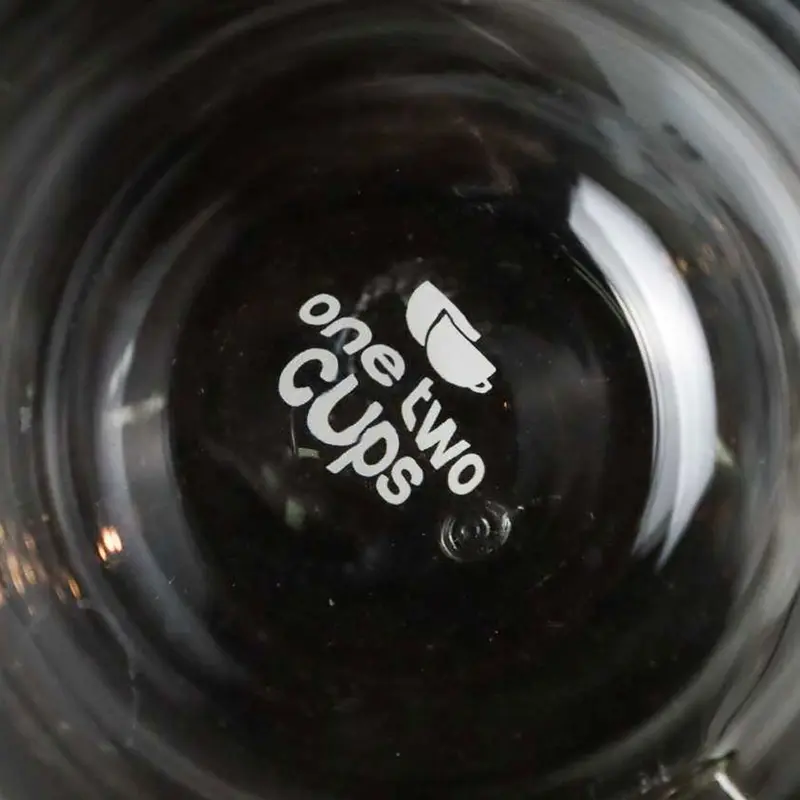 One Two Cups Gelas Kaca Borosilicate Aesthetic Coffee Glass - GK23 Peralatan Kopi Minuman 2