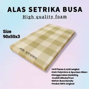 Alas Setrika Busa/Alas Gosok Tebal 3Cm