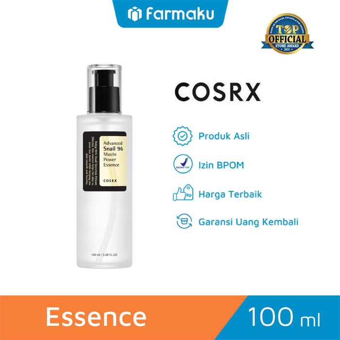 Gambar COSRX Advanced Snail Mucin 96 Power Essence 100 ml - Esense Wajah untuk Regenerasi Kulit dari Farmaku Kota Administrasi Jakarta Barat Tokopedia