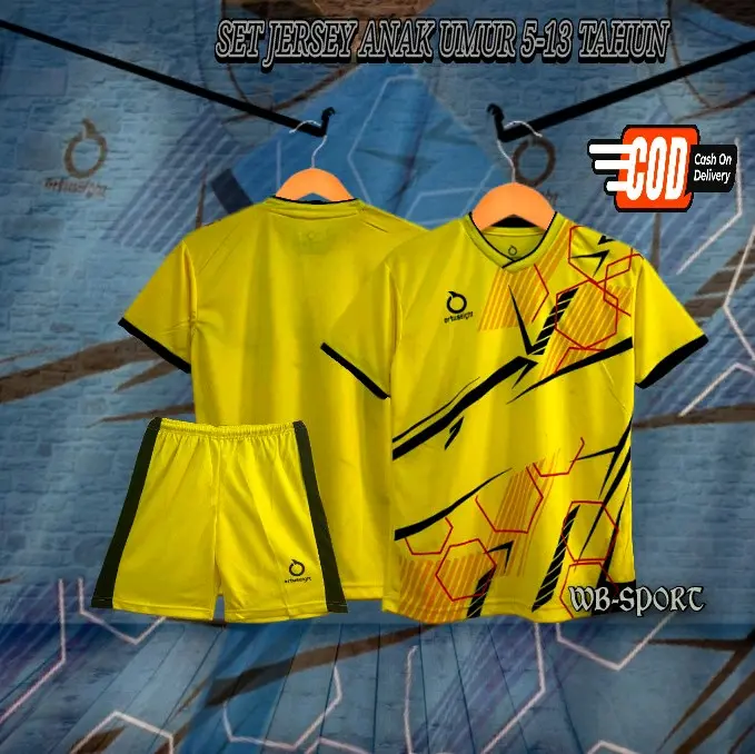 STELAN STELAN JERSEY ANAK BAJU SEPAK BOLA VOLLY BADMINTON BOLA CAKRAW PRIA WANITA Futsal Olahraga 3