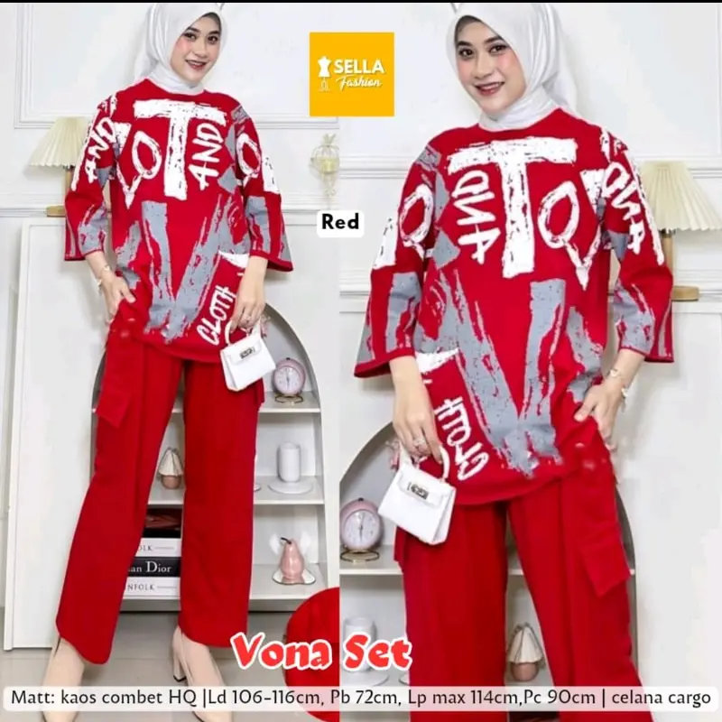 Megan#Vona setelan by Sella fashion 2