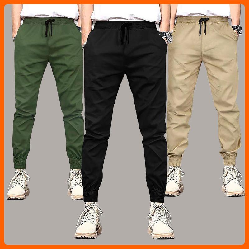 (COMBO 2 QUẦN) Quần Jogger Kaki Nam Nữ Trơn Basic Dễ Phối Đồ, Thể Thao, Năng Động