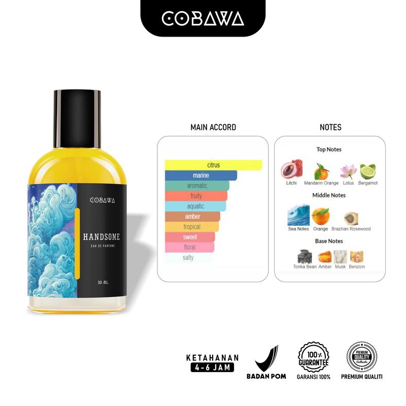 DAPAT 4 PARFUM BEST SELLER Cobawa Eau De Parfum 30 ml Parfum Pria Tahan Lama 7