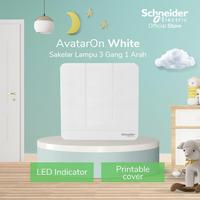 Gambar Schneider Electric AvatarOn Saklar Lampu Putih - 3 Gang 1 Arah dari Schneider Electric Indonesia Kab. Bekasi 1 Tokopedia