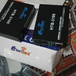 HTB-3100 A+B 1 SET Media Converter 10/100Mbps RJ45 Single Mode 25KM