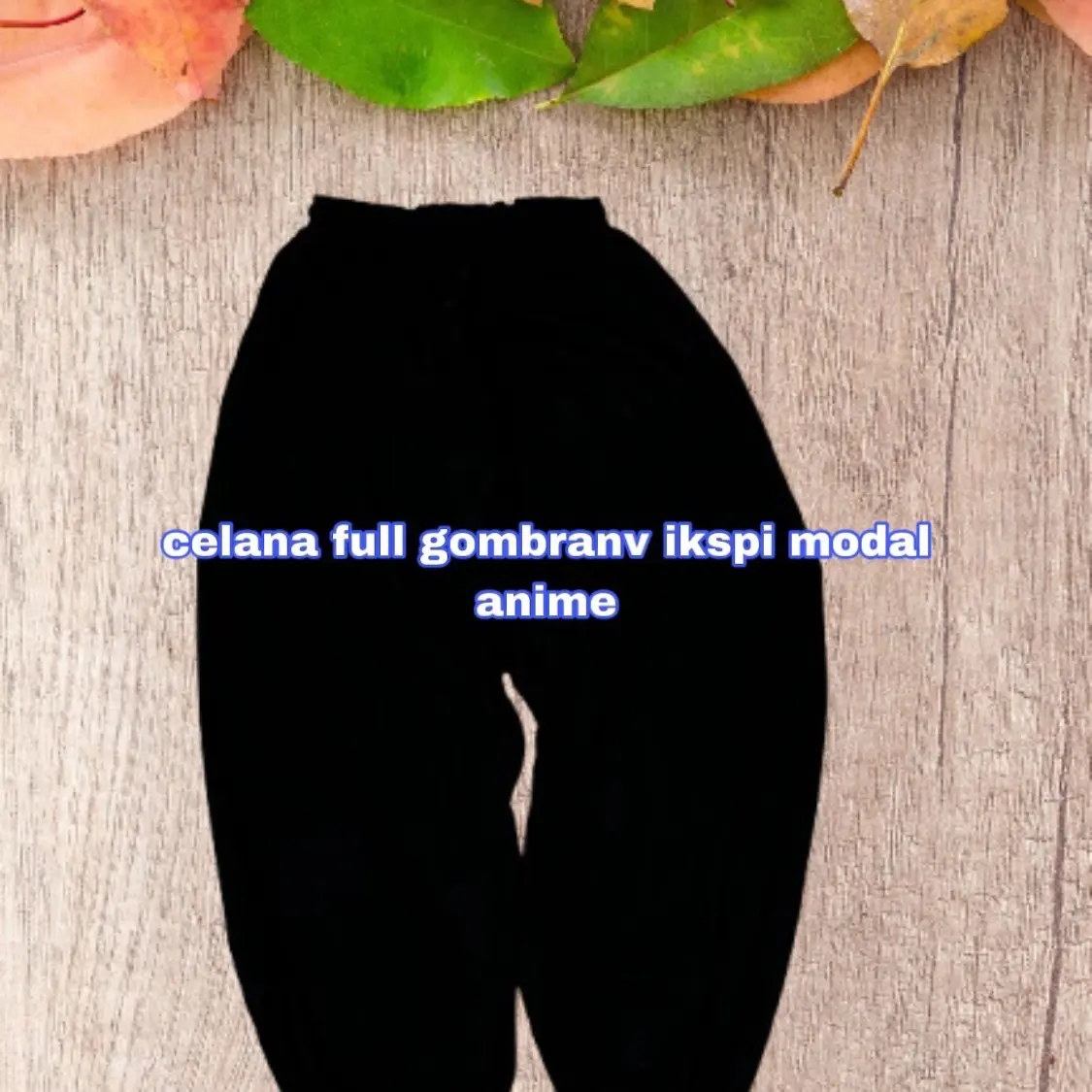 celana gombrang ikspi kera sakti Pria Hitam Distro Panjang Dewasa