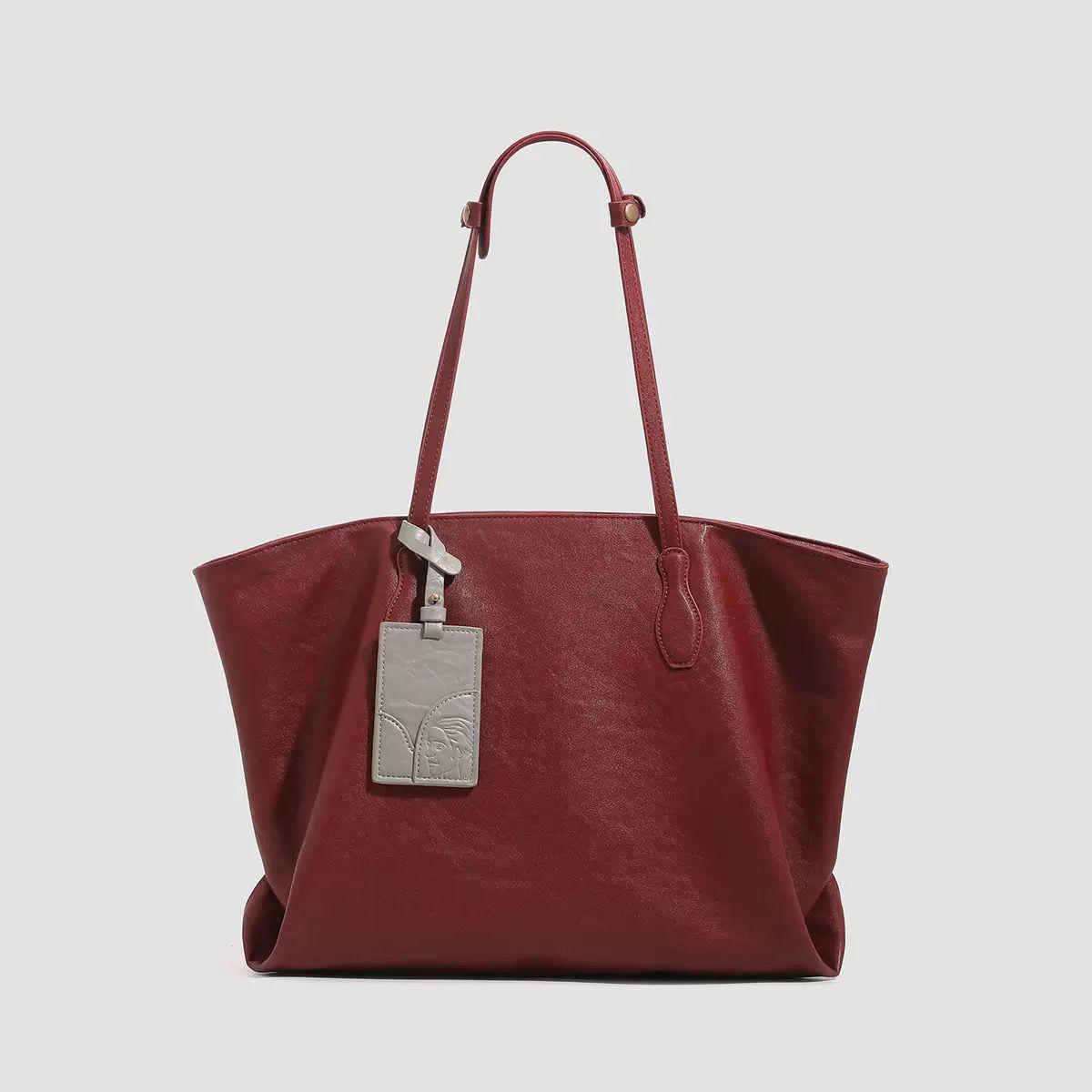 Sosialita Wina Tote Genuine Leather Bag Tas Kulit Asli Tas Wanita Tas Shoulder Bag