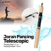 Gambar TaffSPORT Joran Pancing Portable Spinning Telescopic Fishing Rod 67cm - SX-284 dari Taffware Official Store Kota Administrasi Jakarta Barat 2 Tokopedia