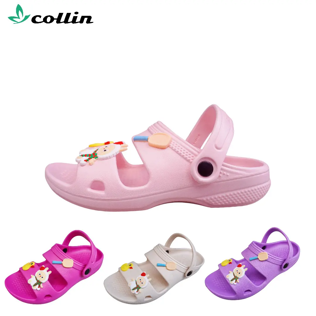 COLLIN Sendal Selop Karet Anak Cewek Viral LABUBU Tali Penyangga B6131-6 Sandal Fashion Sepatu