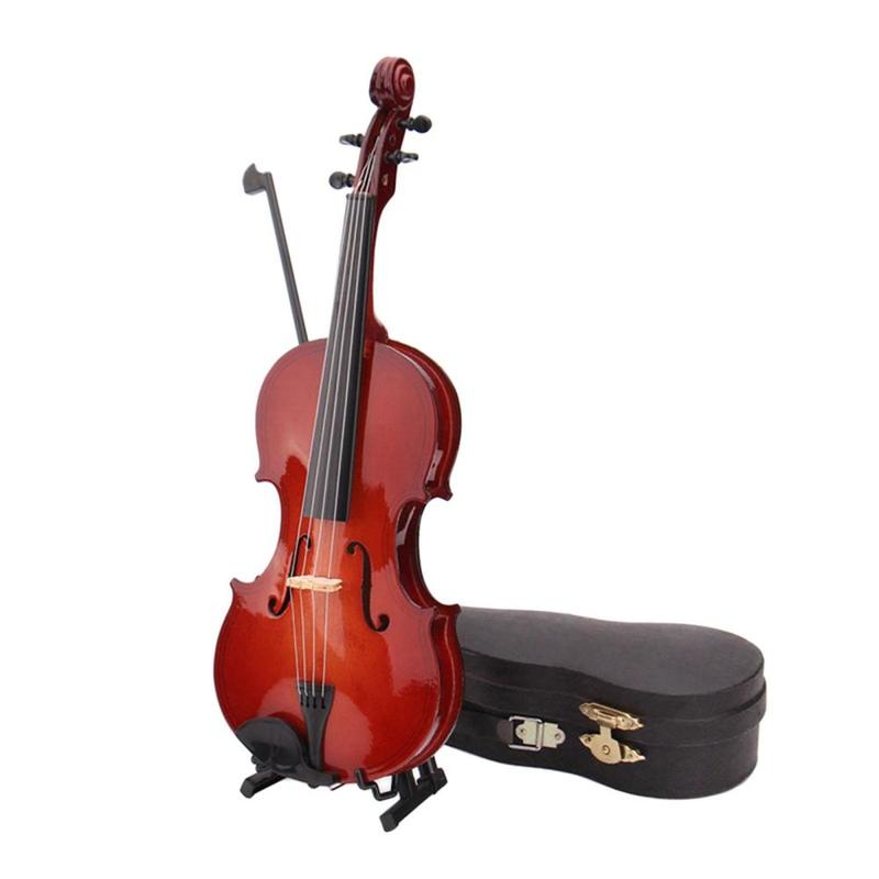 Mini Violin Model Ornaments Musical Instrument Model for Office ...