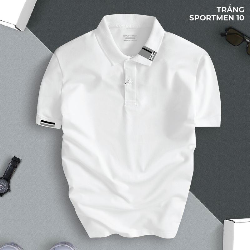 Áo phông SPORTMEN 10 cổ bẻ BASIC CVC vải cá sấu sang trọng, lịch lãm, thoáng…