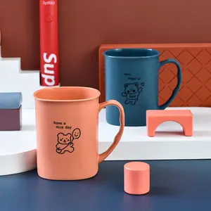 Couple Toothbrush Cup Household Lovely Rinse Cup Set Anti Dropping