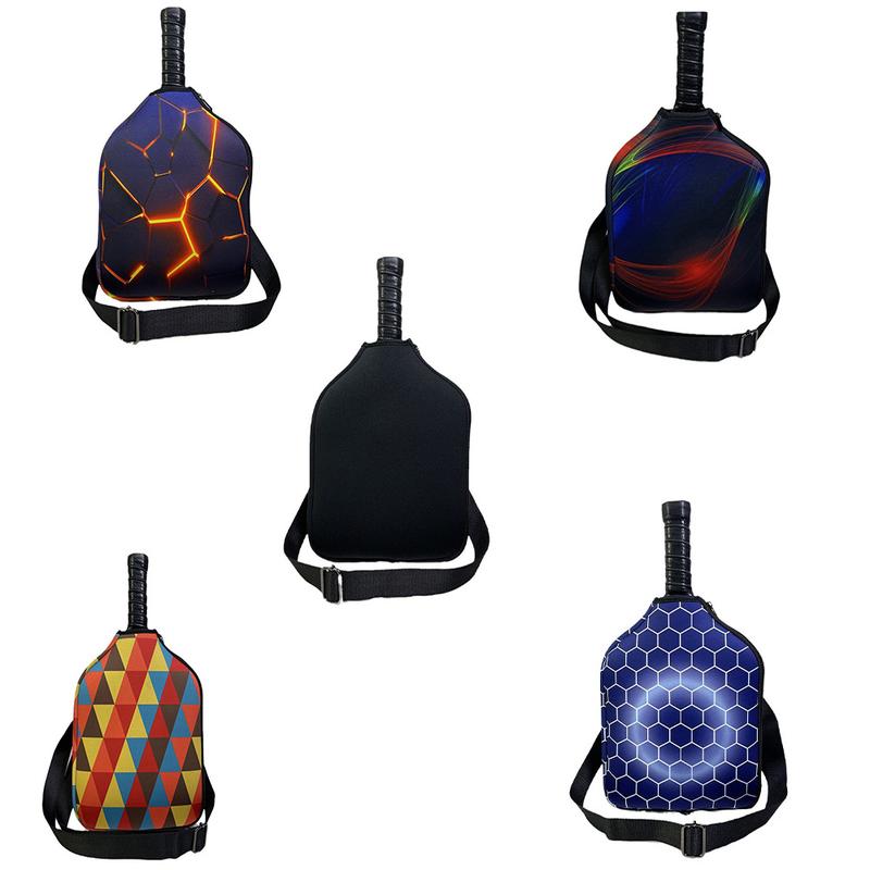 New sports pickleball racket case - crossbody, side carry, neoprene pickleball…