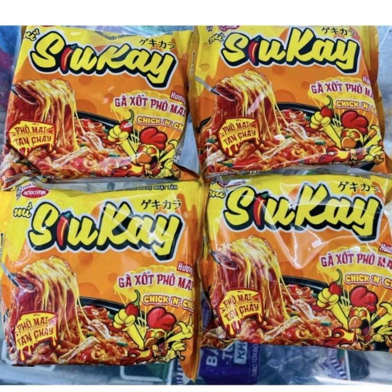  Combo 2 gói Mì Siukay vị gà xốt phô mai mẫu mới siêu hấp dẫn 