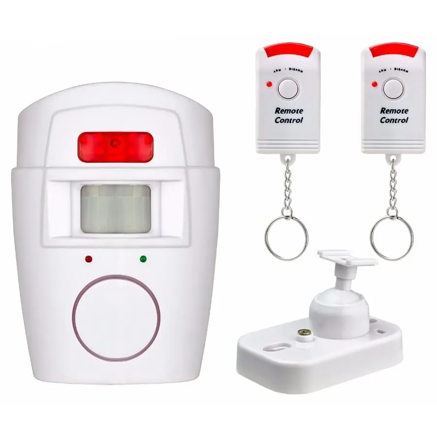 Alarm Anti Maling Untuk Rumah Sensor Gerak Infraret PIR 2 Remote