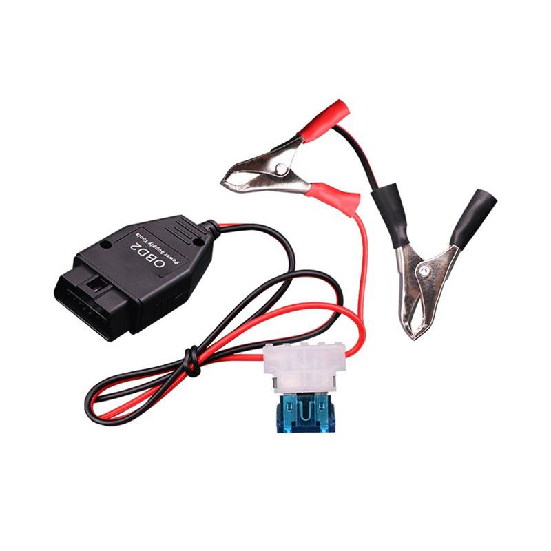 Product Introduction of Automotive Battery Replacement Tool For 12V Car Memory Saver Connector OBD2 Cars Diagnostic Auto Emergency Power Supply Cables 29