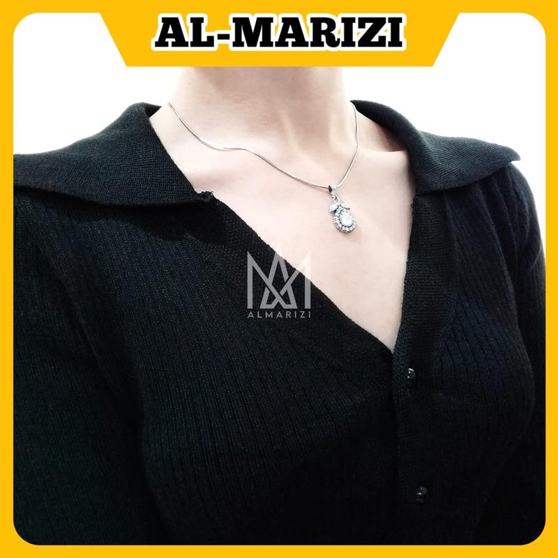 COD - KALUNG LIONTIN TERLARIS ANTI KARAT DAN TIDAK LUNTUR WANITA/PRIA 5