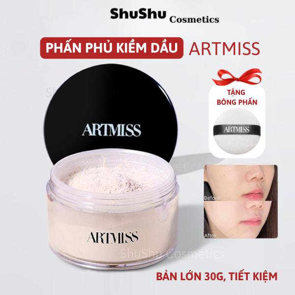 ARTMISS Phấn Phủ ARTMISS 30g – Lớp Nền Bền Đẹp “Thách Thức Thời Gian” Lâu Trôi Kiềm Dầu 24H Mỹ Phẩm SHUSHU COSMETICS