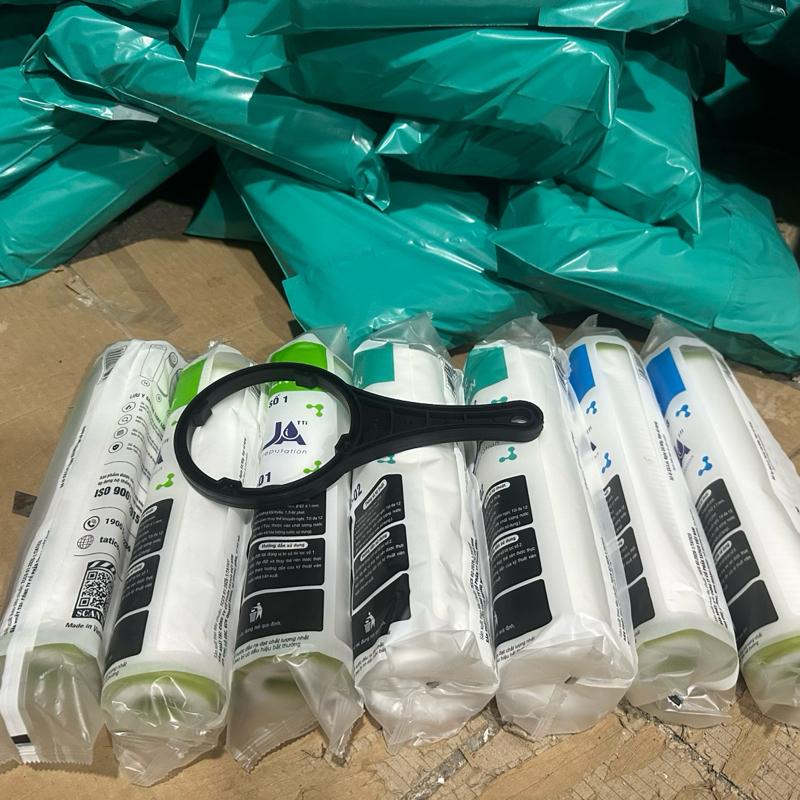 Combo 8 lõi lọc nước 123 - Gồm 4 lõi số 1, 2 lõi số 2, 2 lõi số 3
