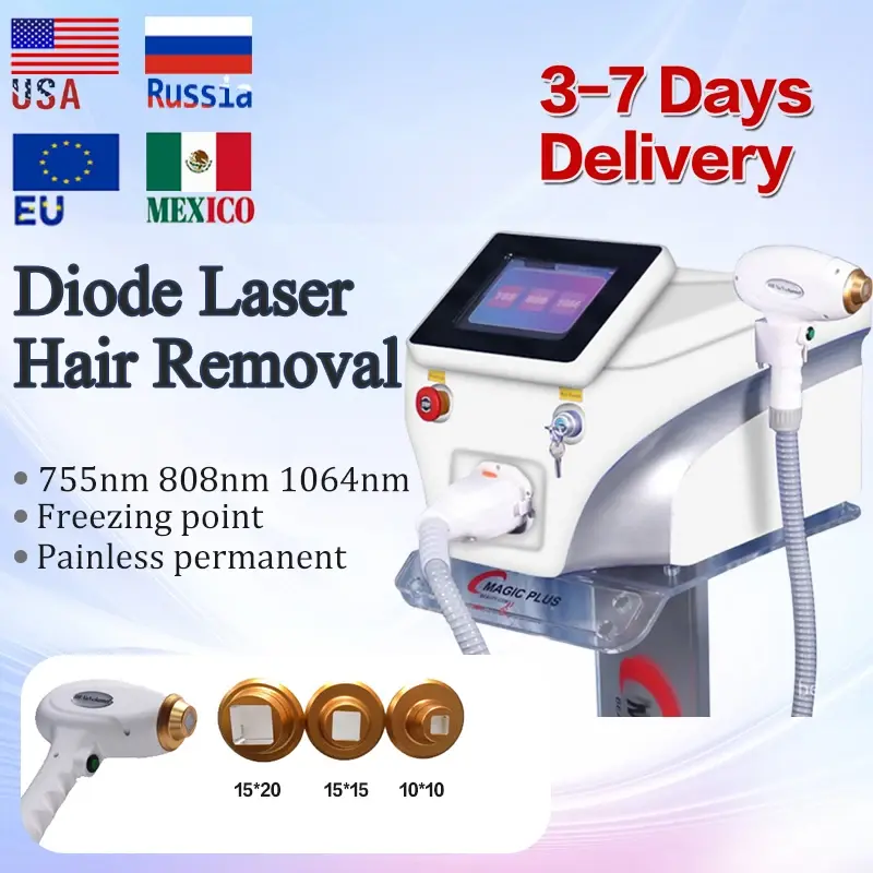 Diode Laser Hair Removal Professional Machine High Quality Lasers 808 aesthetic medicine laser machine Salon Home Use Remover