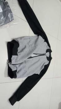 Product Review of JAKET Zipper KATUN FLACEE  KOMBINASI KERAH PENDEK MURAH Tebal Distro Casual Bomber Keren Fleece Hitam from I**n 0