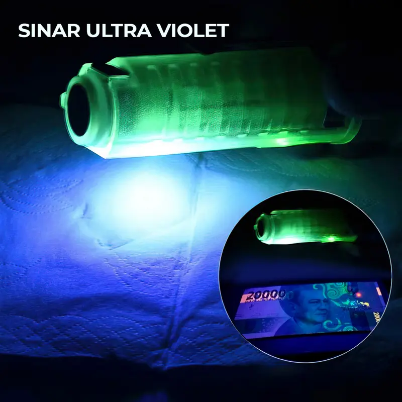 Senter Transparan Magnet Zoom in out Cas 8 Mode Warna 30W Waterproof Flashlight 520A 520 Series 3