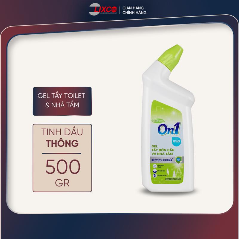  Gel tẩy bồn cầu On1 500G và nhà tắm  N0501 tẩy ố làm trắng nhà tắm bồn cầu hiệu quả 