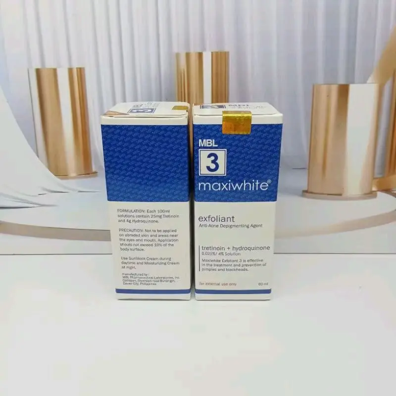 TONER MAXIWHITE MBL 3 EXFOLIANT 60ML KWALITAS ORIGINAL 2
