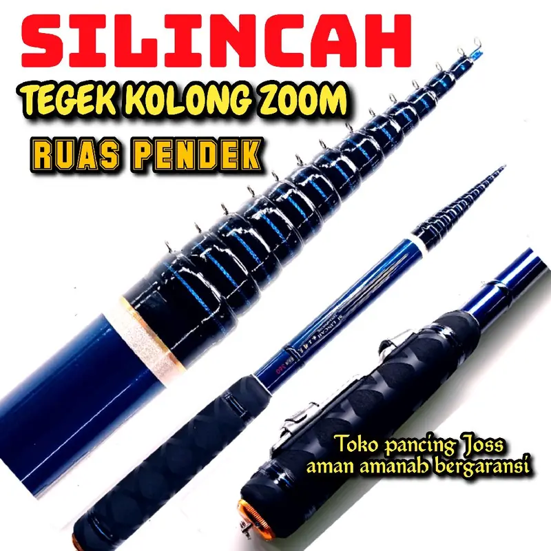 Tegek kolong zoom silincah 180 270 360 450 sudah zoom purus Jig joran tegek Pancing 2
