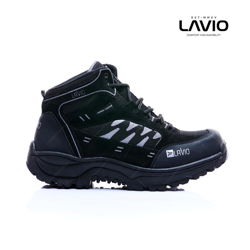 Sepatu Pria Safety Boots High Quality Premium Ujung Besi Sefty cowok Outdoor Hiking Mendaki Gunung Boot Kerja Lapangan Proyek Lavio Axel 7
