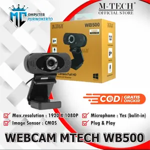 Webcam M-Tech WB500 Full HD Streamer 1080P Dan Mic
