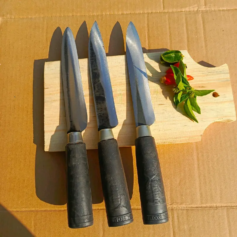 paket hemat 3pcs pisau baja hss pisau potong pisau dapur Kitchenware 1