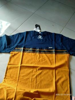 Product Review of Kaos Distro Pria inocent navy Mustard Katun Combed 24s Tebal from A**a 0