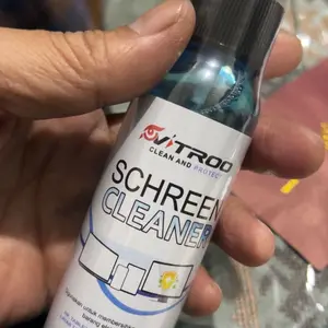 Vitroo Pembersih Layar Kaca Hp Laptop Anti Kuman Bakteri Schreen Cleaner AntiBacterial 60 ml Cairan