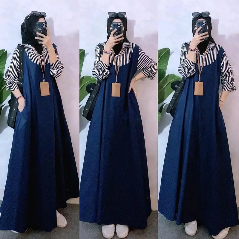 Kiyomi Dress +gamis kekinian + gamis wanita cantik 1