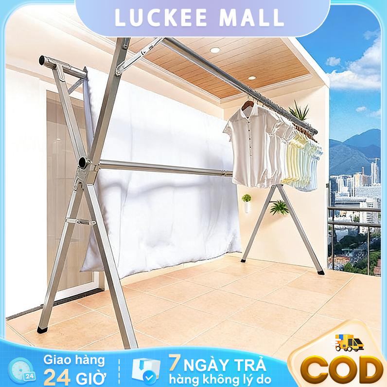 1M6~2M4 Giàn Phơi Quần Áo Gấp gọn Cây phơi đồ Siêu Bền Phơi quần áo