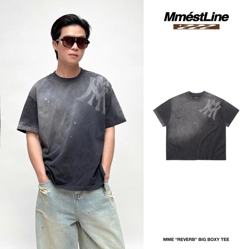  Áo thun MMESTLINE "REVERB" form Big Boxy Wash lụa vải Premium Cotton 