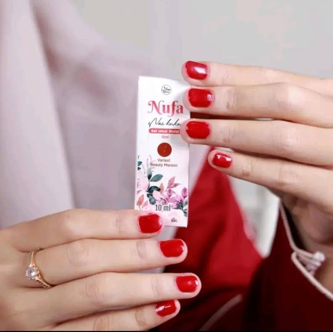 Nufa Henna/ Henna kuku/kutek halal/kutek sah untuk sholat/Kutek wanita Nail