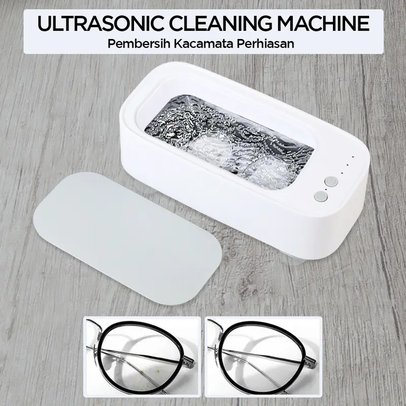 Kesoto Pembersih Kacamata Perhiasan Ultrasonic Cleaning Machine 3.5W - S700 0