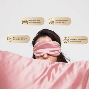 Sleep  Mask Premium Satin Silk / Masker Penutup Mata Tidur / sleep Mask